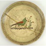 An early pottery charger, possibly 16th/17th century,