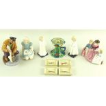 A collection of Royal Doulton figures, including 'The Bedtime Story', model 2059, 13cm,