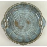 A studio pottery dish, by Will Illsley (Rutland, b.