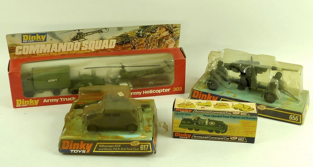 A group of Dinky Toys comprising a Commando Squad Gift Set No.