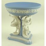 A Wedgwood pale blue jasperware Michelangelo Bowl from the Masterpiece Collection,