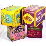 TOBACCO TINS GROUP. Boars head Tobacco, Ansties/ Brown Beauty tobacco, Phillips Sweet Cut/
