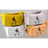 JOHNNIE WALKER GROUP. 2.25ins tall, 4 variants of miniature whisky water jugs. All with the