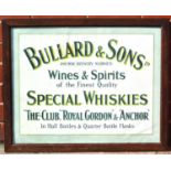 NORWICH, BULLARD & SONS FRAMED POSTER. 26.5 x 21.5ins, in original frame for BULLARD & SONS LTD/