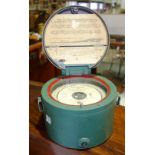 A 20th century American Altimeter meter by 'Wallace & Tiernan'.