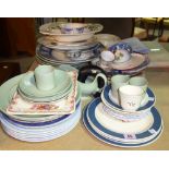 A group of 20th century dinner and tea wares, including Wedgwood and others, (qty).