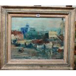 Ronald Ossory Dunlop (1894-1973), 'Butlins' at Littlehampton, oil on canvas, signed, 40cm x 50cm.