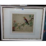 Elyse Ashe Lord (1900-1971), Chinese: Exotic bird, colour etching, signed,