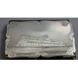 A Victorian silver mounted aide memoire,