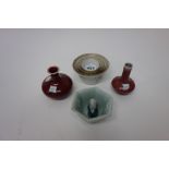 A Chinese famille-rose nest of seven graduated porcelain bowls, red Guangxu seal marks,