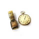 A 9ct gold cased, keyless wind, openfaced Tavannes Watch Co dress watch,