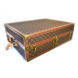 A Louis Vuitton shoe case (valise chaussures), late 20th century, in L.V.