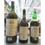 A magnum of Chateau Haut Batailly Paullac 1966, a Grahams 1985 vintage port,