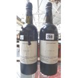 Two bottles of Warre 1955 vintage port (2).