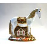 A Royal Crown Derby Imari Appleby mare, circa 2002, by Hugh Gibson, limited edition no.