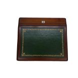 A Victorian mahogany writing slope with