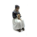 A Royal Copenhagen porcelain figure of a