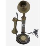 A G.E.C. vintage candlestick telephone,