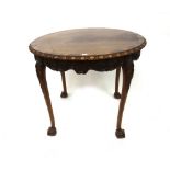 A 'Chippendale Revival' carved mahogany