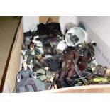 A quantity of 20th century 'Lord of the Rings' toy figures, mostly unboxed (qty).