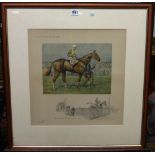 'Snaffles' (Charles Johnson Payne 1884-1967), A National Candidate, colour print, signed in pencil,