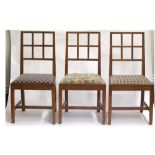 A set of six oak dining chairs, by Peter Waals, circa 1930,
