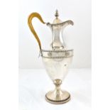 A George III silver classical vase shape