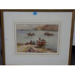 Charles William Adderton (1866-1944), Tarbert, Loch Fyne, watercolour, signed, 23cm x 33cm.