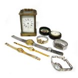 A gentleman's gilt metal and steel cased Eterna-Matic wristwatch,