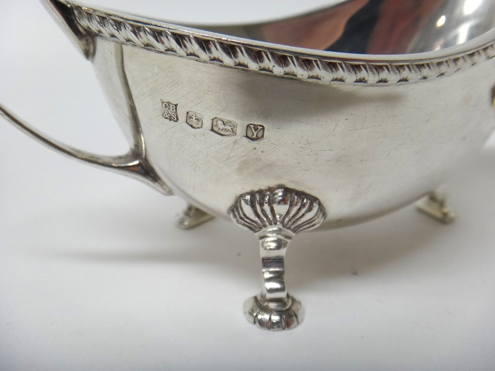 Silver, comprising; a sugar caster of octagonal baluster form, - Image 2 of 3