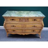 An 18th century Italian style commode,