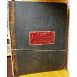 SKETCHES in Scandinavia & Germany - by Anne Beresford Cosby; a folio album with approx.