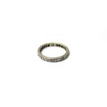 A diamond set full eternity ring,