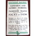 RAILWAY POSTER - Southern Railway.