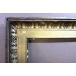 A 19th century gilt plaster frame,