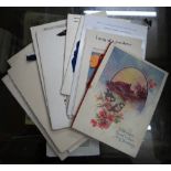 POSTCARDS - Sentimental & Humour; approx. 100.