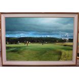 Simon Stallwood (contemporary), Turnberry Golf Club, Ayrshire, Scotland, oil on canvas, signed,