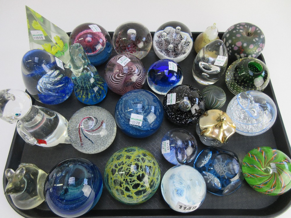 Six Caithness glass paperweights, nine further, including Mdina, Whitefriars, - Image 2 of 2