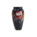 A Moorcroft 'Pomegranate' pattern pottery vase, circa 1918,