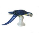 A Royal Dux porcelain figure of a parrot, 20th century,