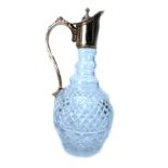 A Victorian style silver mounted cut glass claret jug, C.J. Vander Ltd.