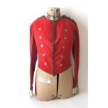 A Victorian Volunteer Battalion Staffordshire Regiment officer's scarlet coatee