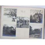 A vintage photograph album dating from the 1930's with approximatley 150 photographs of Norcott,