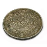 A George V silver crown, 1929.