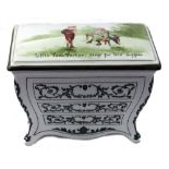 A Royal Doulton porcelain Huntley & Palmers biscuit box, Rd. No.