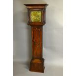 A George III oak cased 30 hour longcase clock By Jeremiah Bullock,