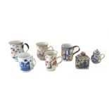 A group of Chinese export porcelain, mostly Qianlong,