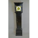 A 30 hour ebonised longcase clock The movement by Richard Rayment, Bury St Edmunds,