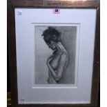 Mark Clark (b.1959), Nude, etching, signed and dated '03, numbered 62/120 in pencil, 28cm x 19cm.