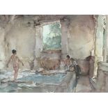 Sir William Russell Flint (Scottish, 1880-1969),), Lavoir a la Pastide,